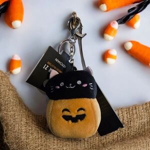 Cute Black and Tan Cat Keychain